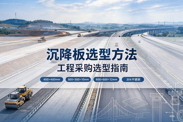 湖滨沉降板选择方法