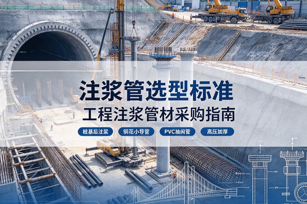 湖滨注浆管选型标准